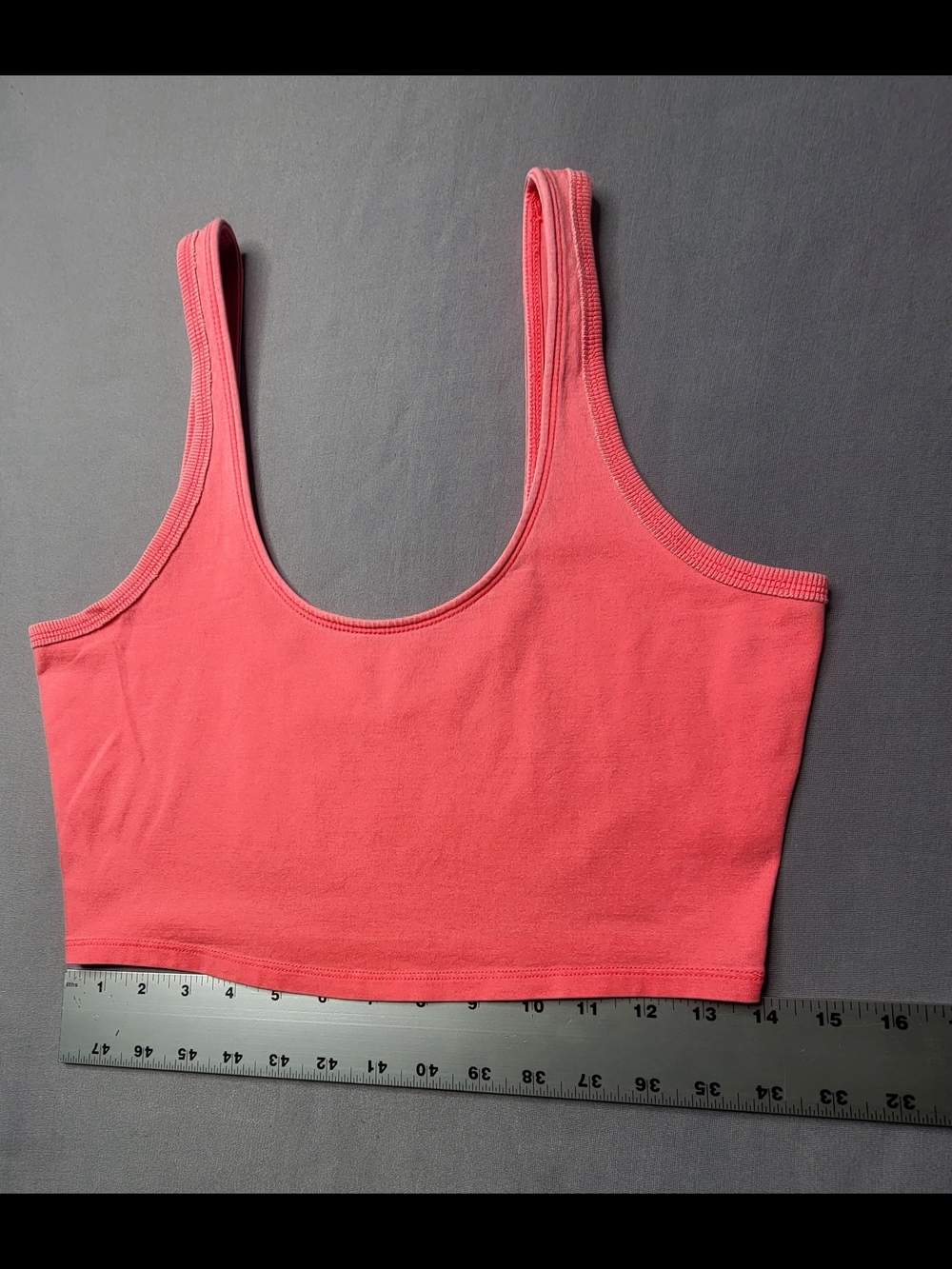 FP Movement by Free People Coral Pink Scoop Neck Tank Top Size L - Picture 3 of 10